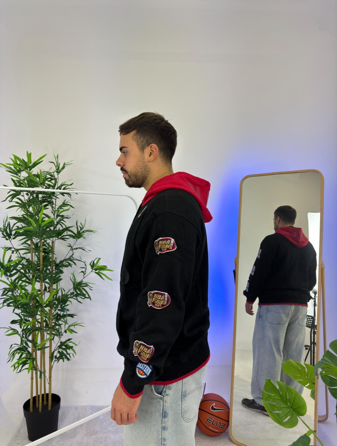 Nba Team Og 3.0 Fleece Hoodie Vintage TH8083 CBUBLCK MITCHELL&NESS 