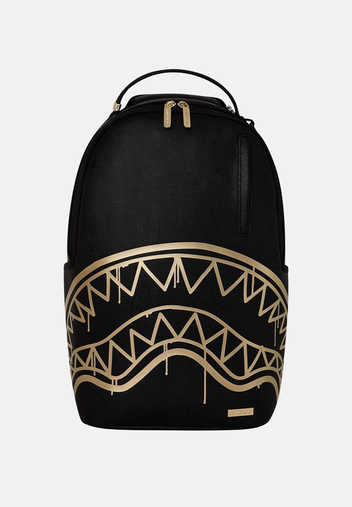 That Gold Drip Backpack 910B8822NSZ UNI SPRAYGROUND 