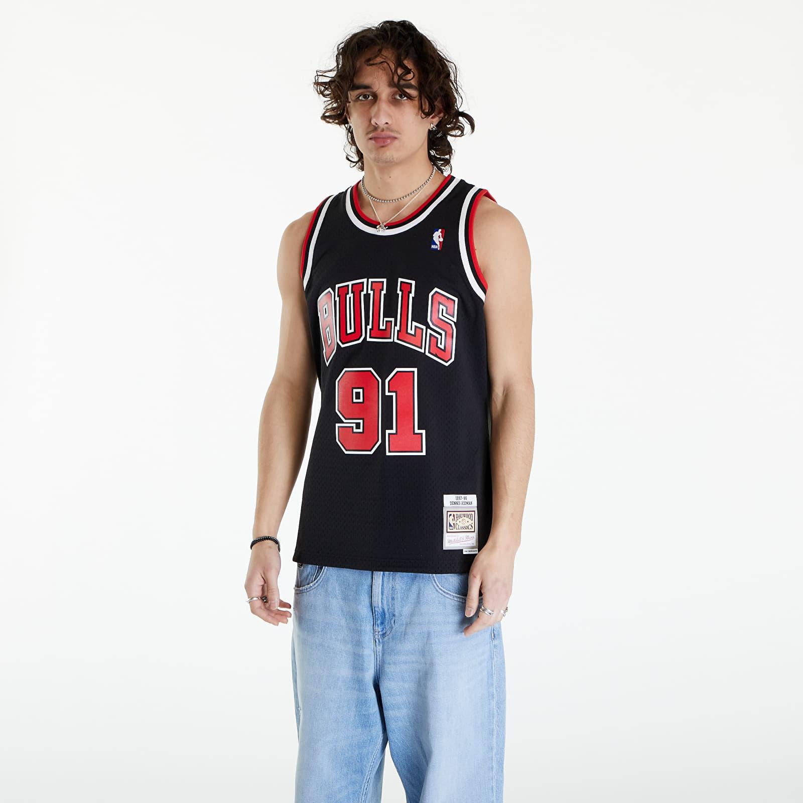 CHICAGO BULLS - DENNIS RODMAN SMJYGS18152 BLACK MITCHELL&NESS 