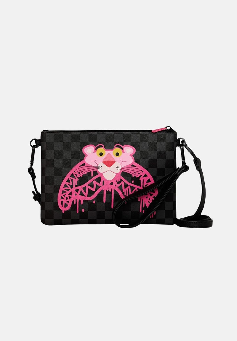 Pink Panther Drippy Diamonds Cross