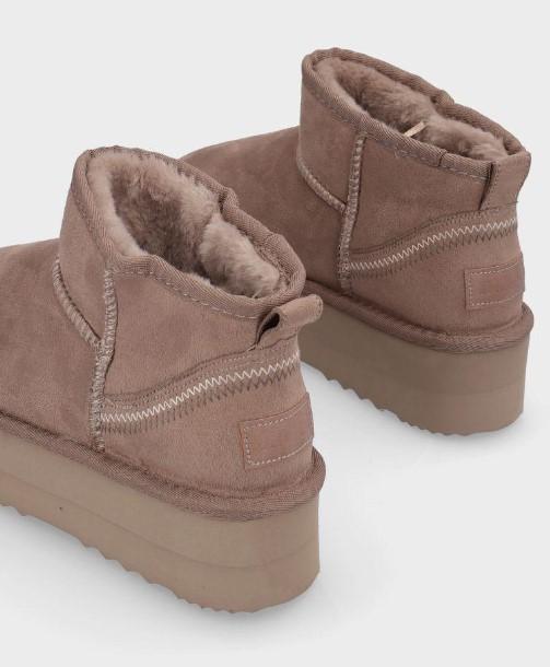 Stivaletto da donna 59733 NUEZ TAUPE MTNG 