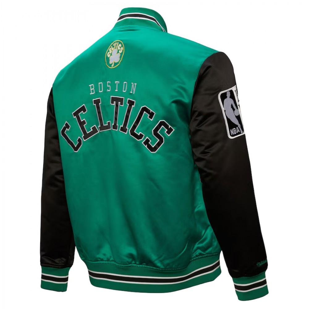 Nba Primetime Heavyweight Satin Jacket Vintage JK8453 BCEKYGN MITCHELL&NESS 