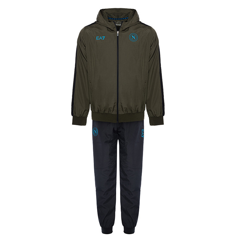EA7 TUTA NYLON CAPPOLIVE NIGHT