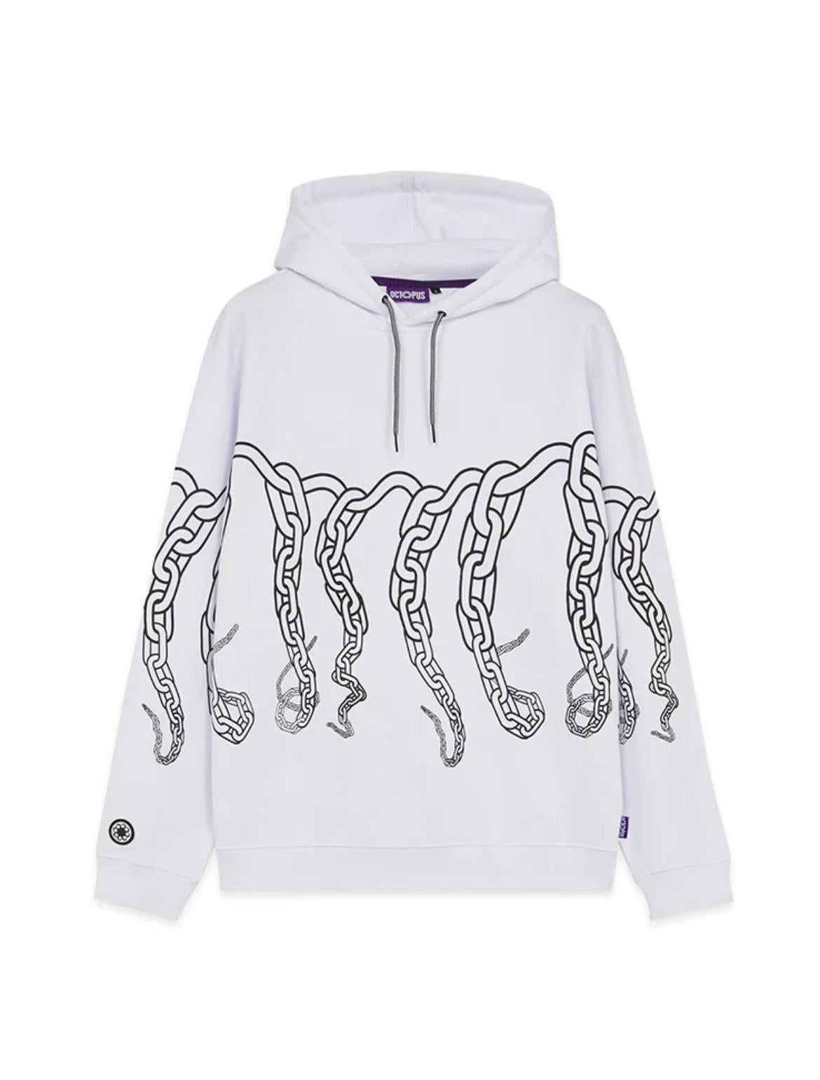 Chain Hoodie 23SOSH33 WHITE OCTOPUS 