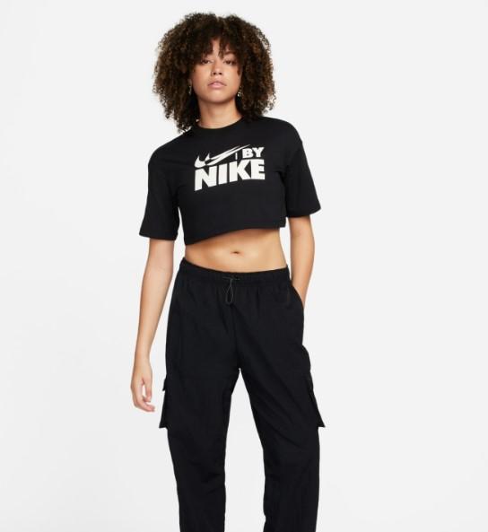 nsw crop tee gls FZ4635 010 NIKE 