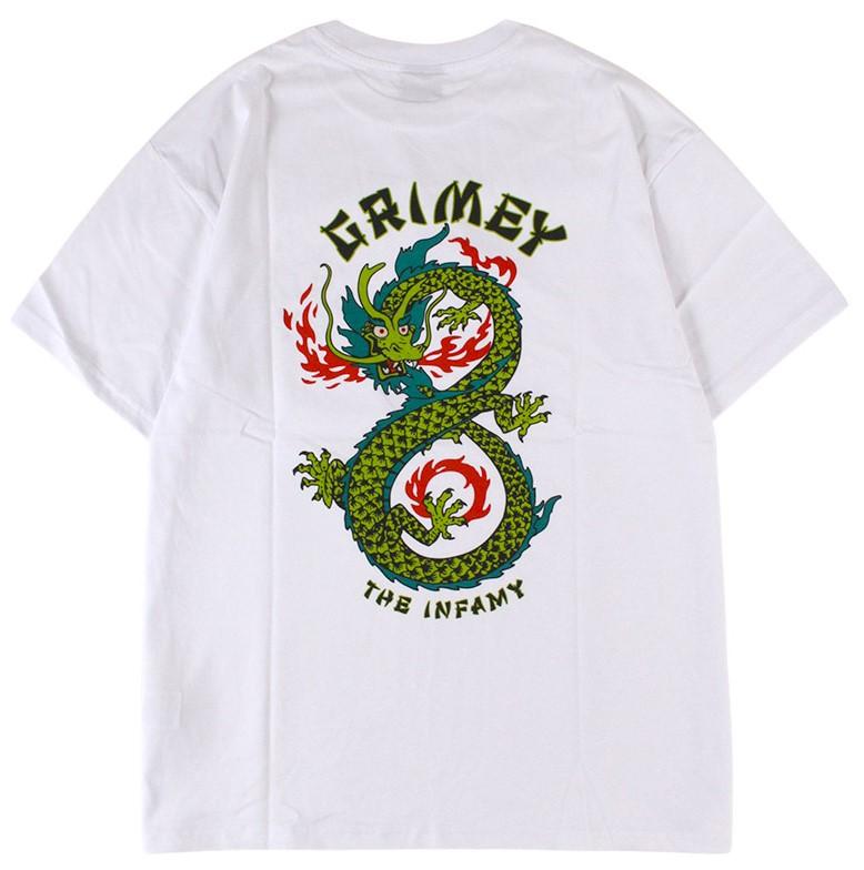 REGULAR TEE GA703 WHITE GRIMEY 