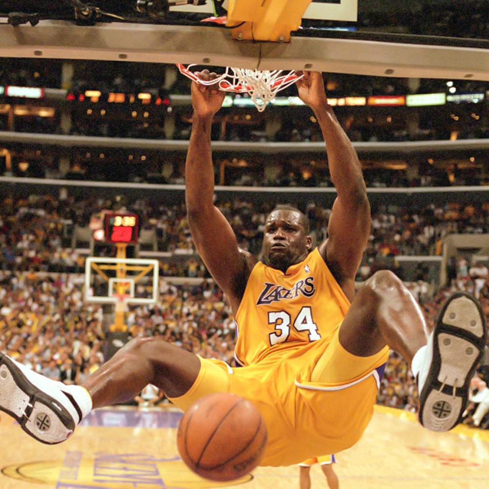 LOS ANGELES LAKERS - SHAQUILLE O'NEAL SMJYGS18179 LIGHT GOLD MITCHELL&NESS 