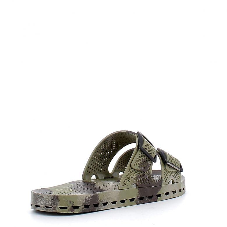 Sandals LA JOLLA MIMETIC KHAKI SENSI 