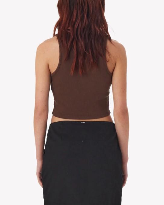 Bold 3 rib megan tank 22WC0000722 DARKBROWN OBEY 