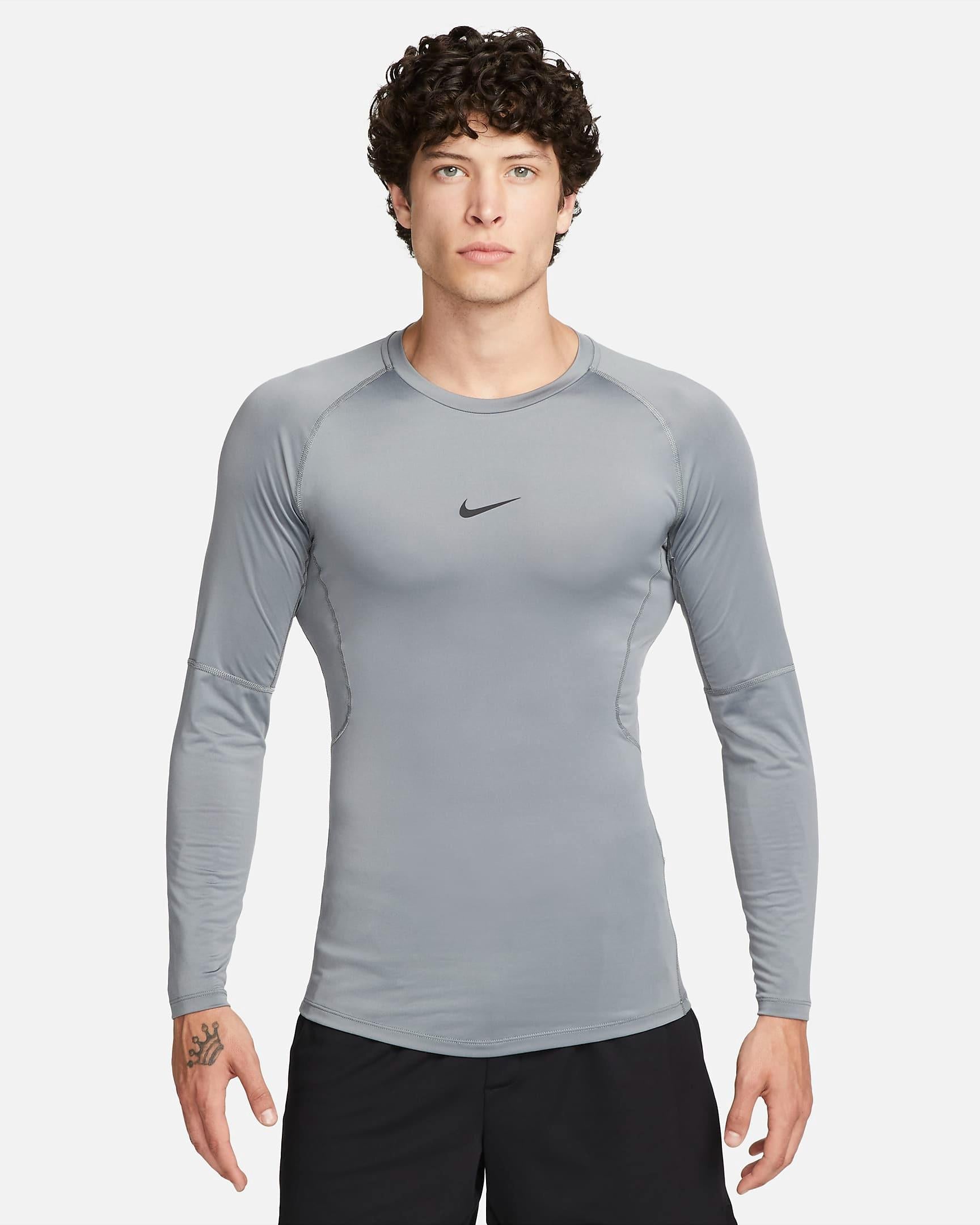 Maglia da fitness aderente a manica lunga FB7919 084 NIKE 