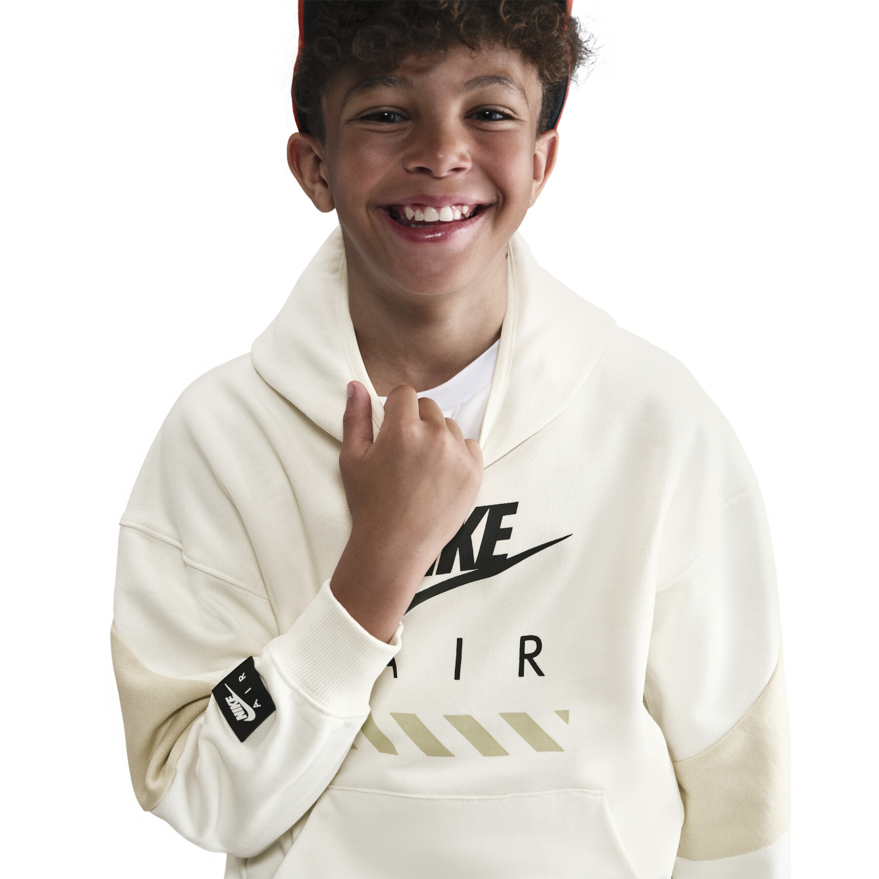Felpa pullover in fleece con cappuccio HF8812 133 NIKE 