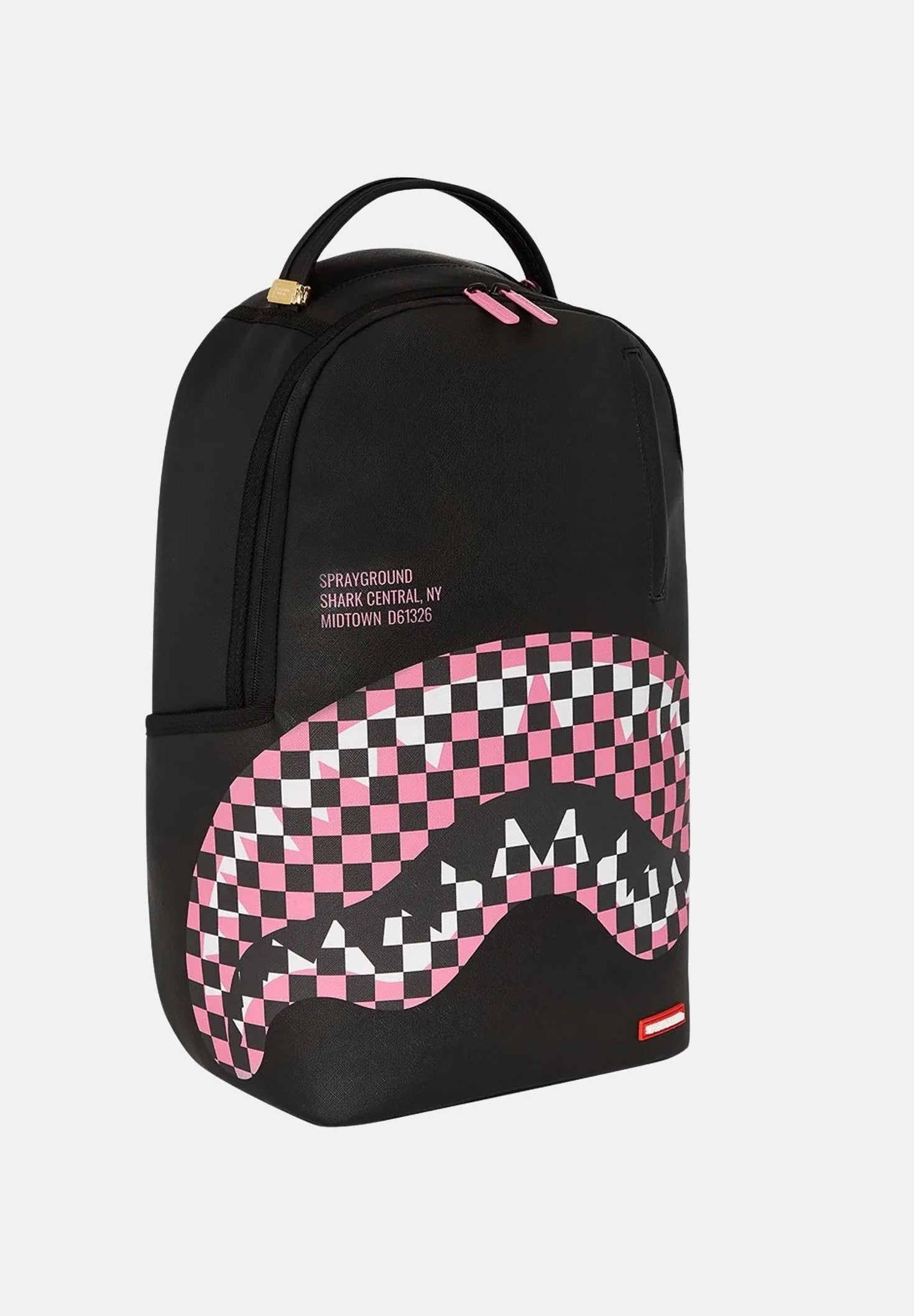Shark Central Breakup Check Sorbet Grey Backpack 910B7635NSZ UNI SPRAYGROUND 