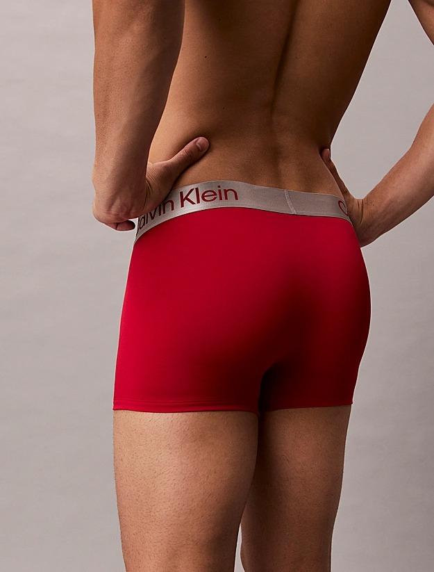 Boxer a vita bassa in confezione da 3 - Microfibre Stretch LV00NB4269 0GU CALVIN KLEIN 
