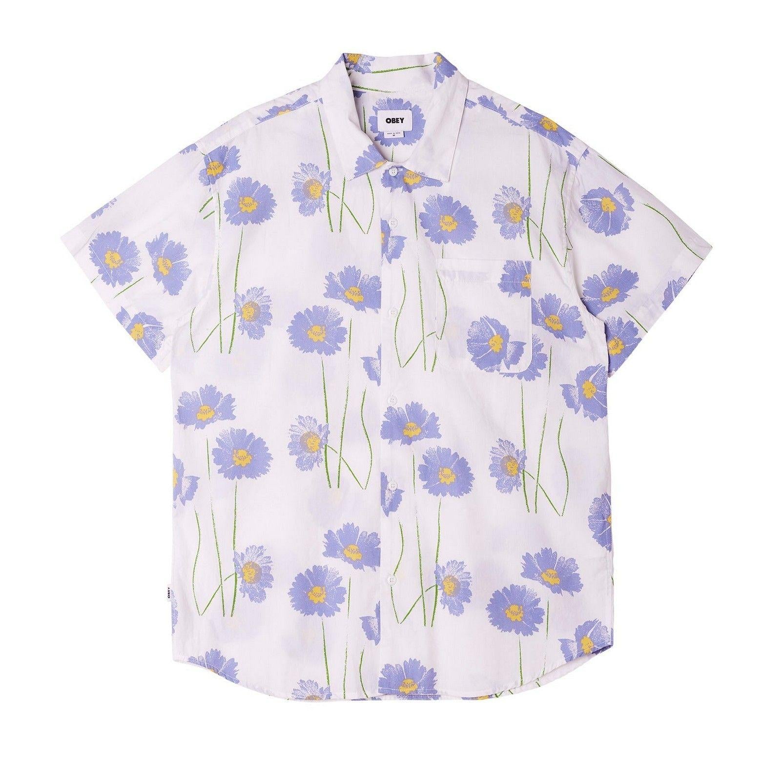 Camicia Marino MC000045 WHT MULTI OBEY 