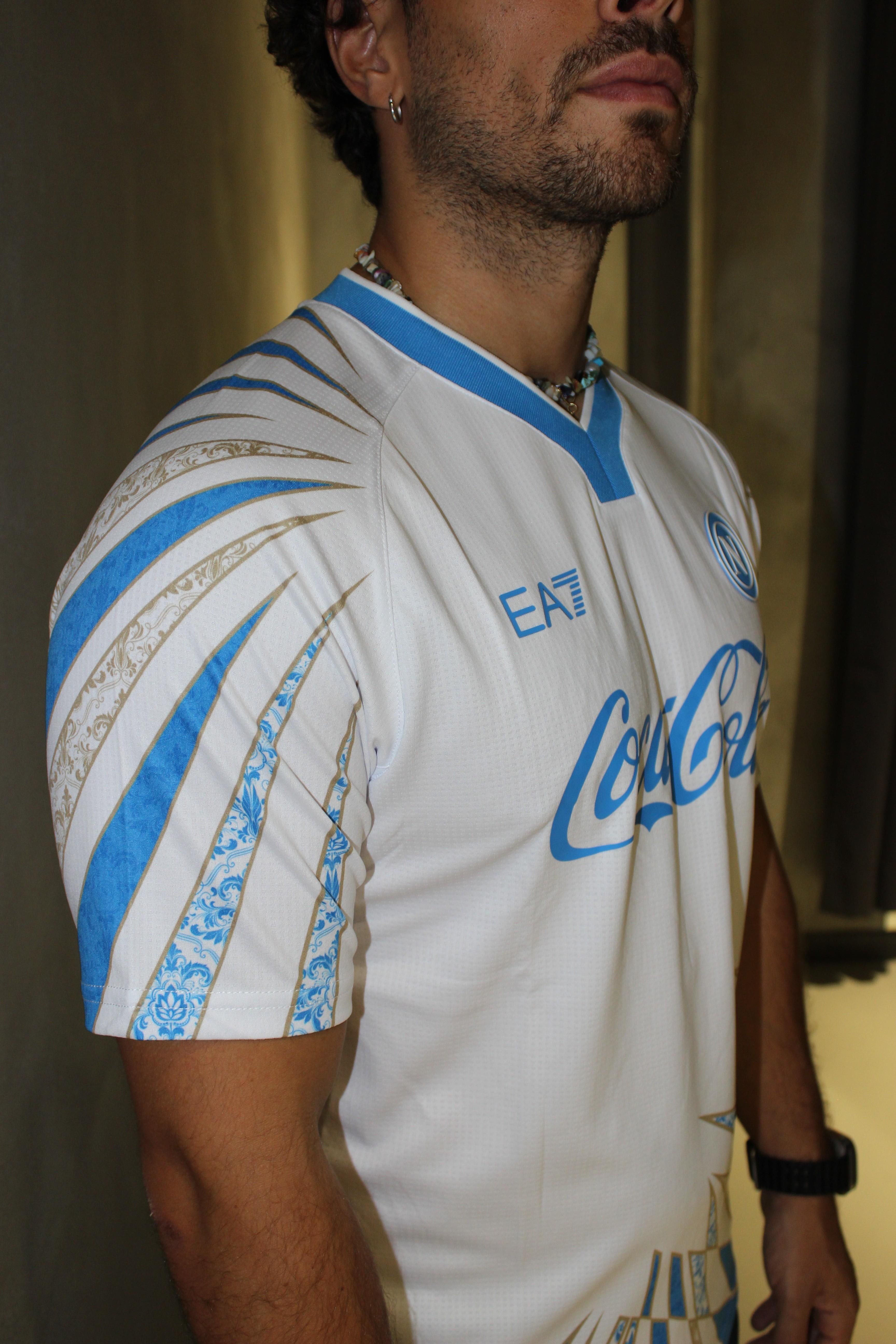 Maglia Prematch MAGLIA PREMATCH WHITE/AZZ EA7 