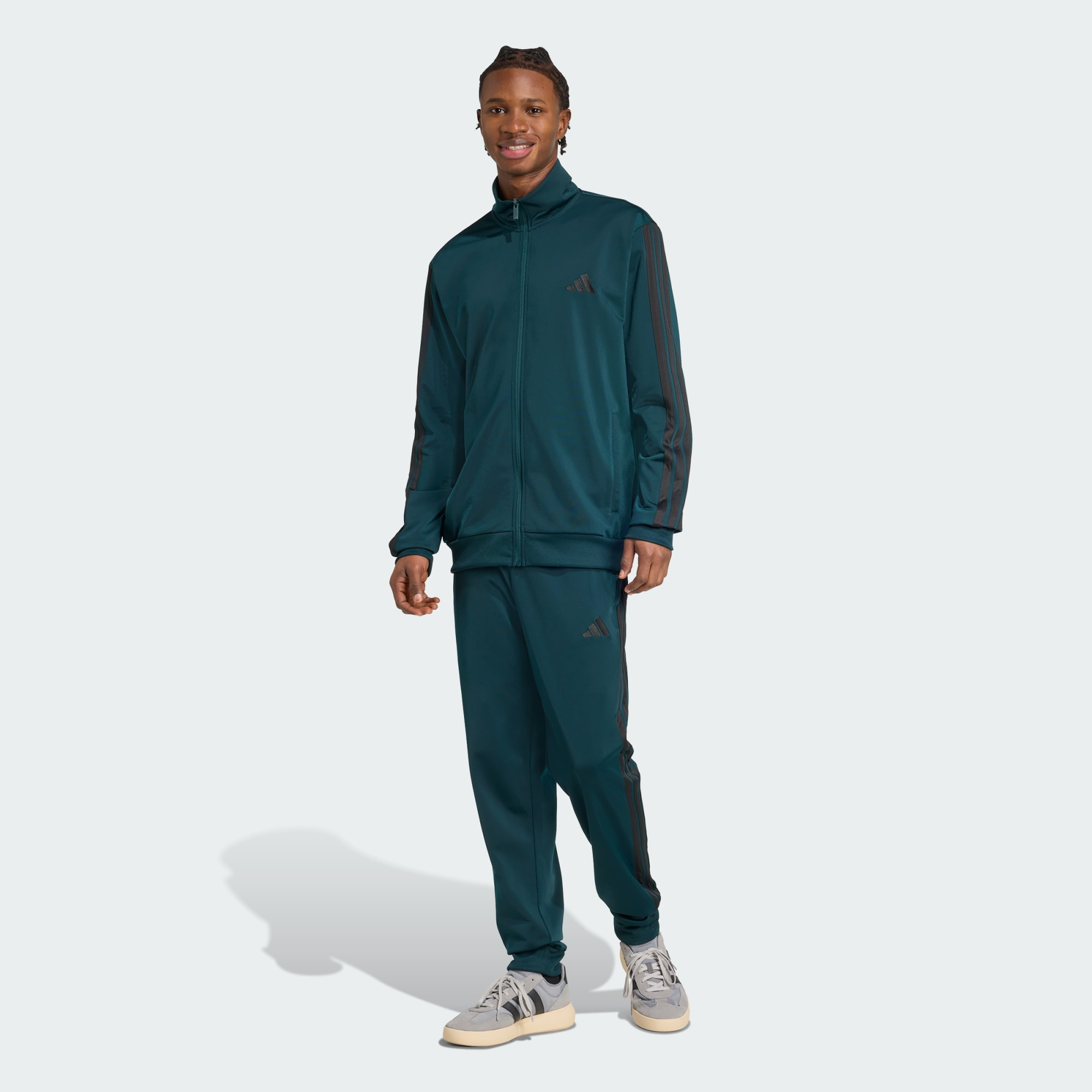 Tuta Sportiva Basic 3 Strisce Tricot Track Suit JX5502 UNI ADIDAS 
