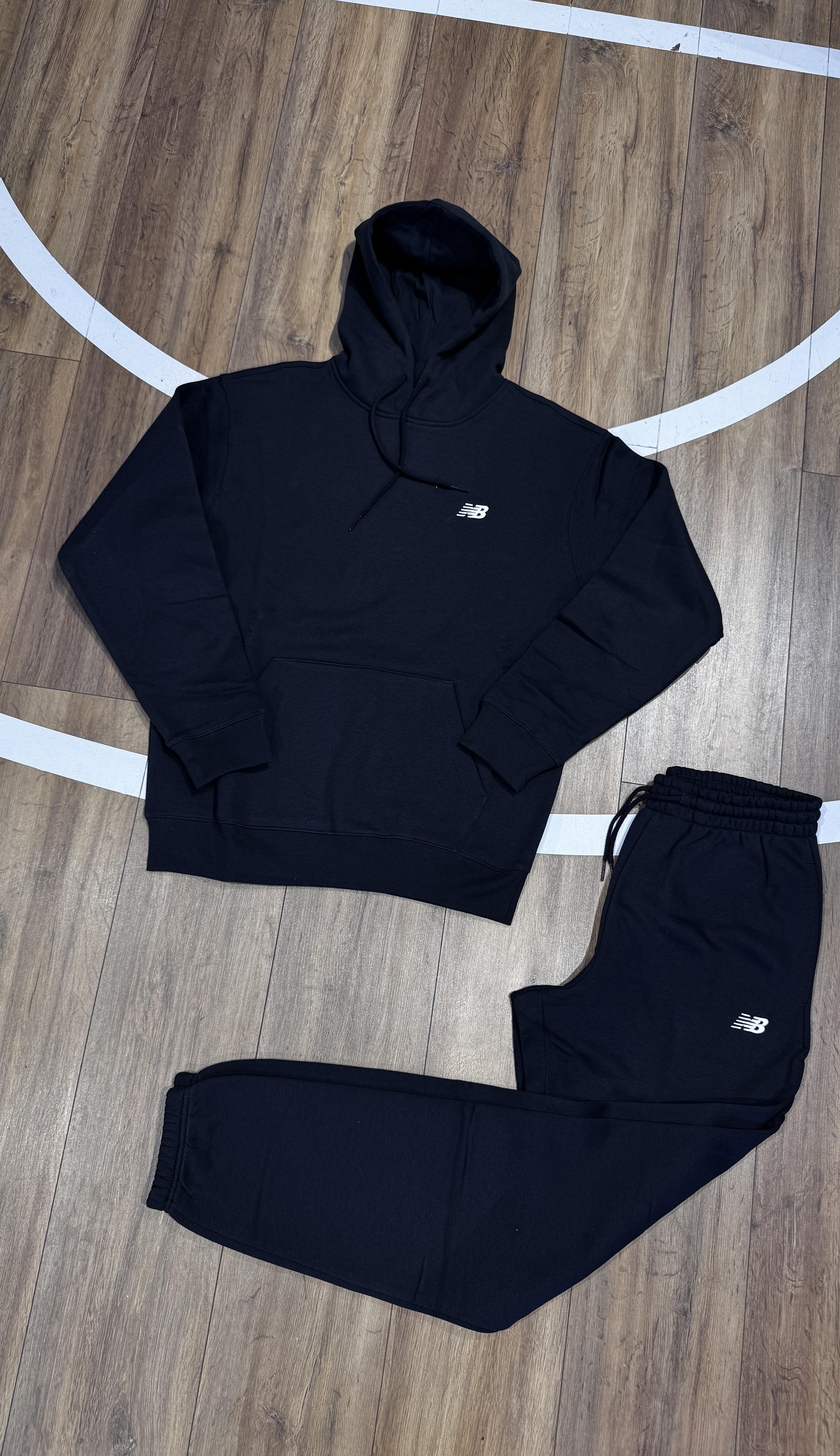 Sport Essentials fleece hooded tracksuit MT41511 BK NEW BALANCE 