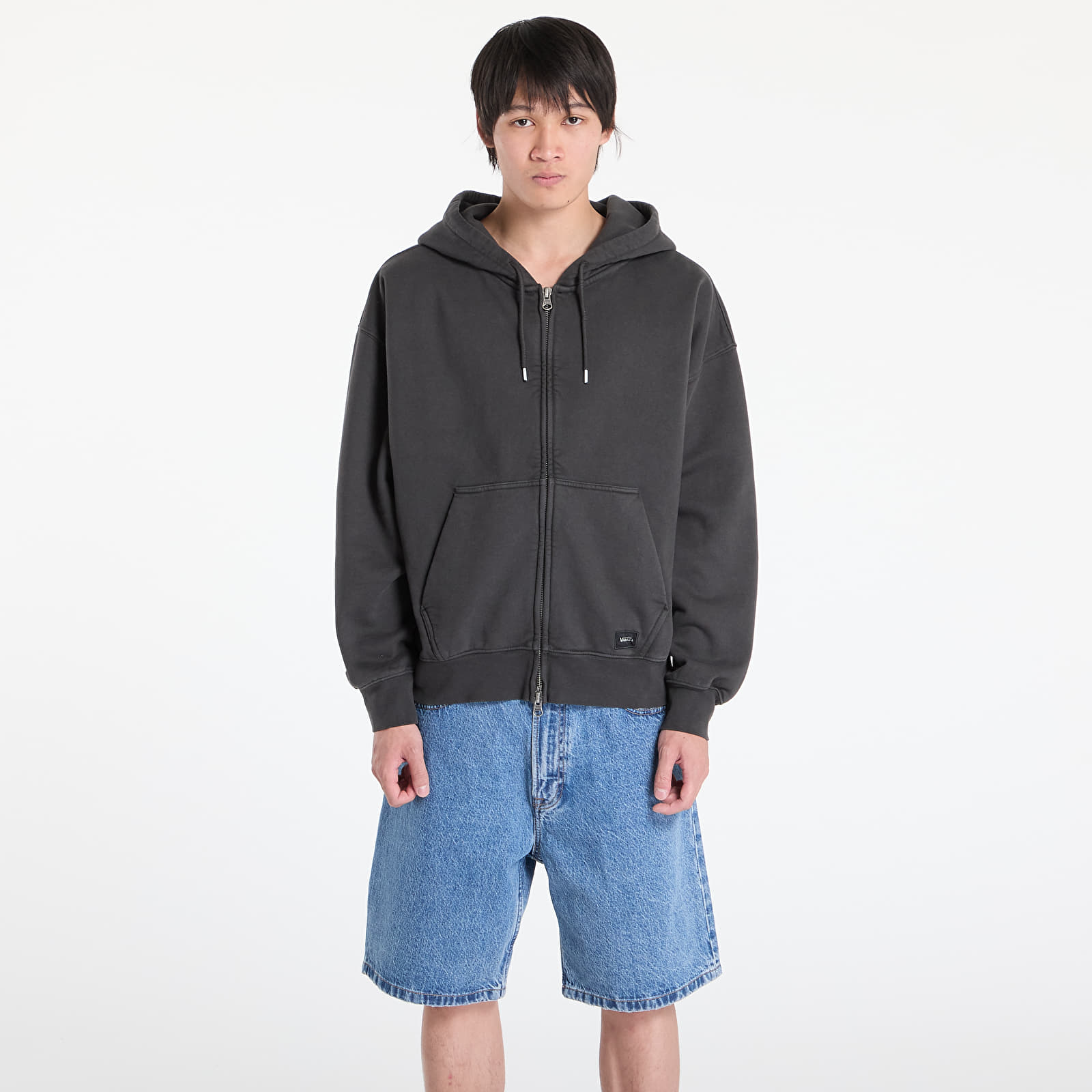 LX Zip Hoodie Faded Black VN000P98 EMV1 VANS 