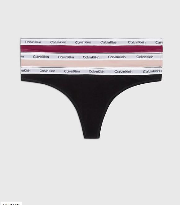 thong 3pk 000QD5209E NP6 CALVIN KLEIN 