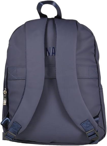 Zaino borsa travel blu con spallacci imbottiti e tascone frontale e tasca termica laterale 123461 BLU ENZO CASTELLANO 