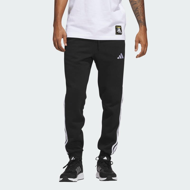 Essentials 3-Stripes Fleece Pants