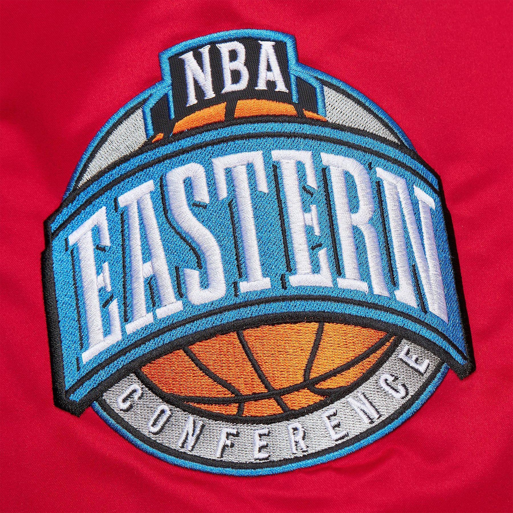 Nba Primetime Heavyweight Satin Jacket Vintage JK8453 CBUBLCK MITCHELL&NESS 