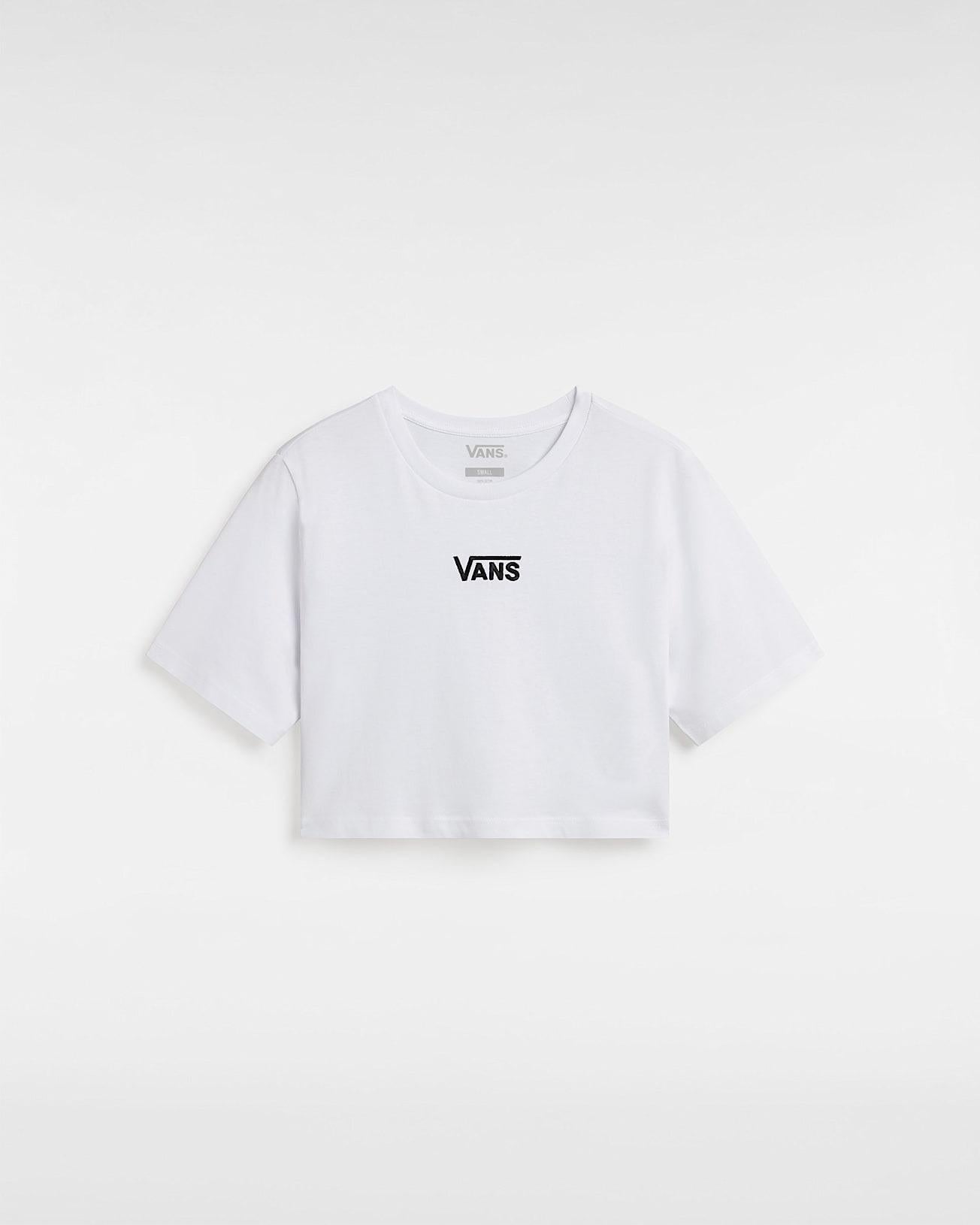 Flying V Crew Crop VN000GFF WHT1 VANS 