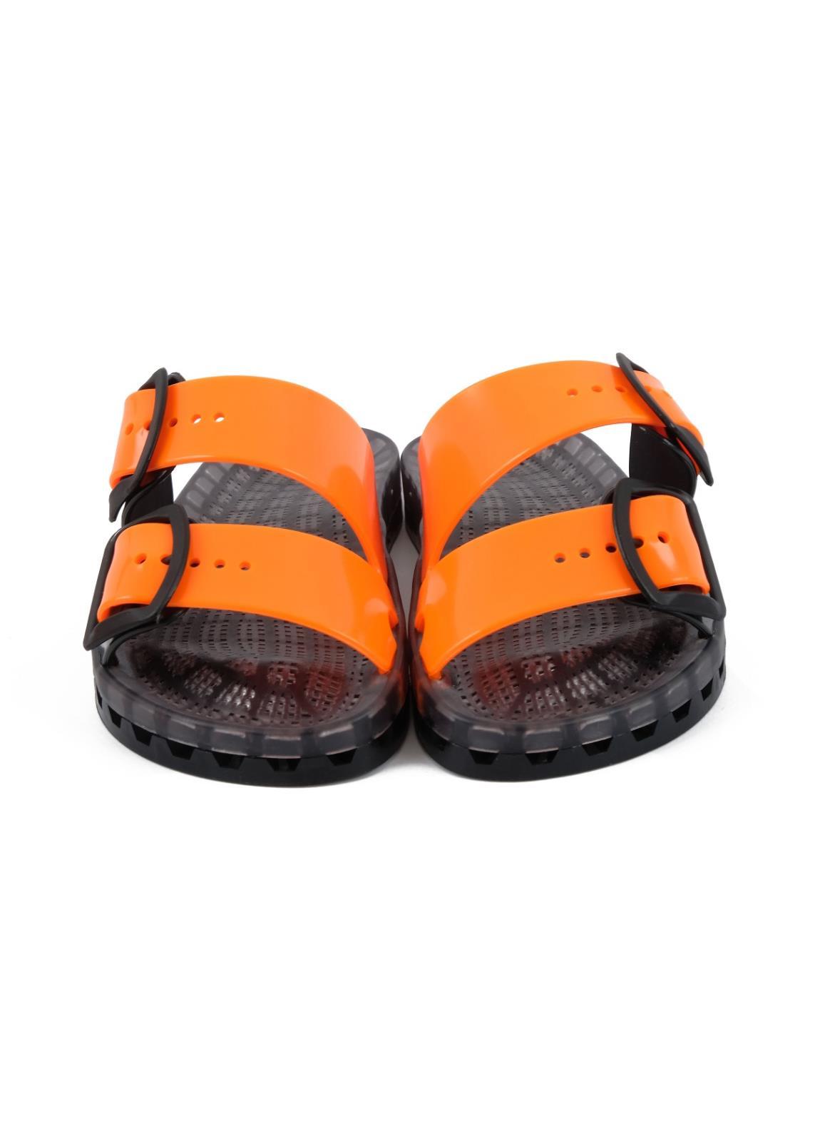 Sandals LA JOLLA BLK FLUO ORANGE SENSI 