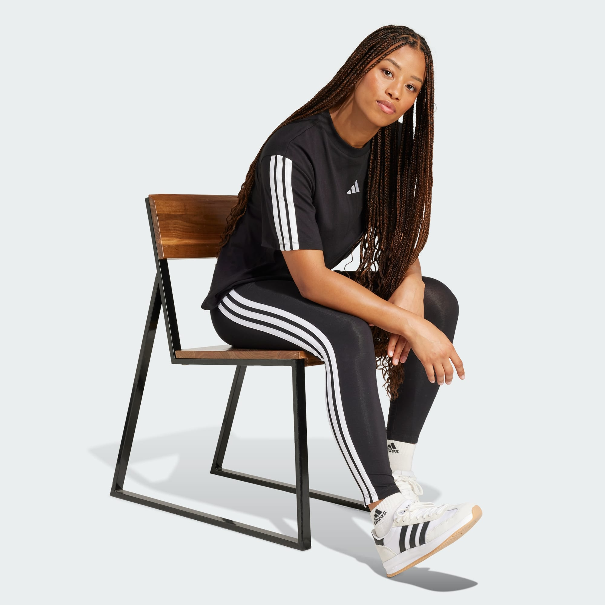 Leggings Essentials 3-Stripes Cotton JE0072 UNI ADIDAS 