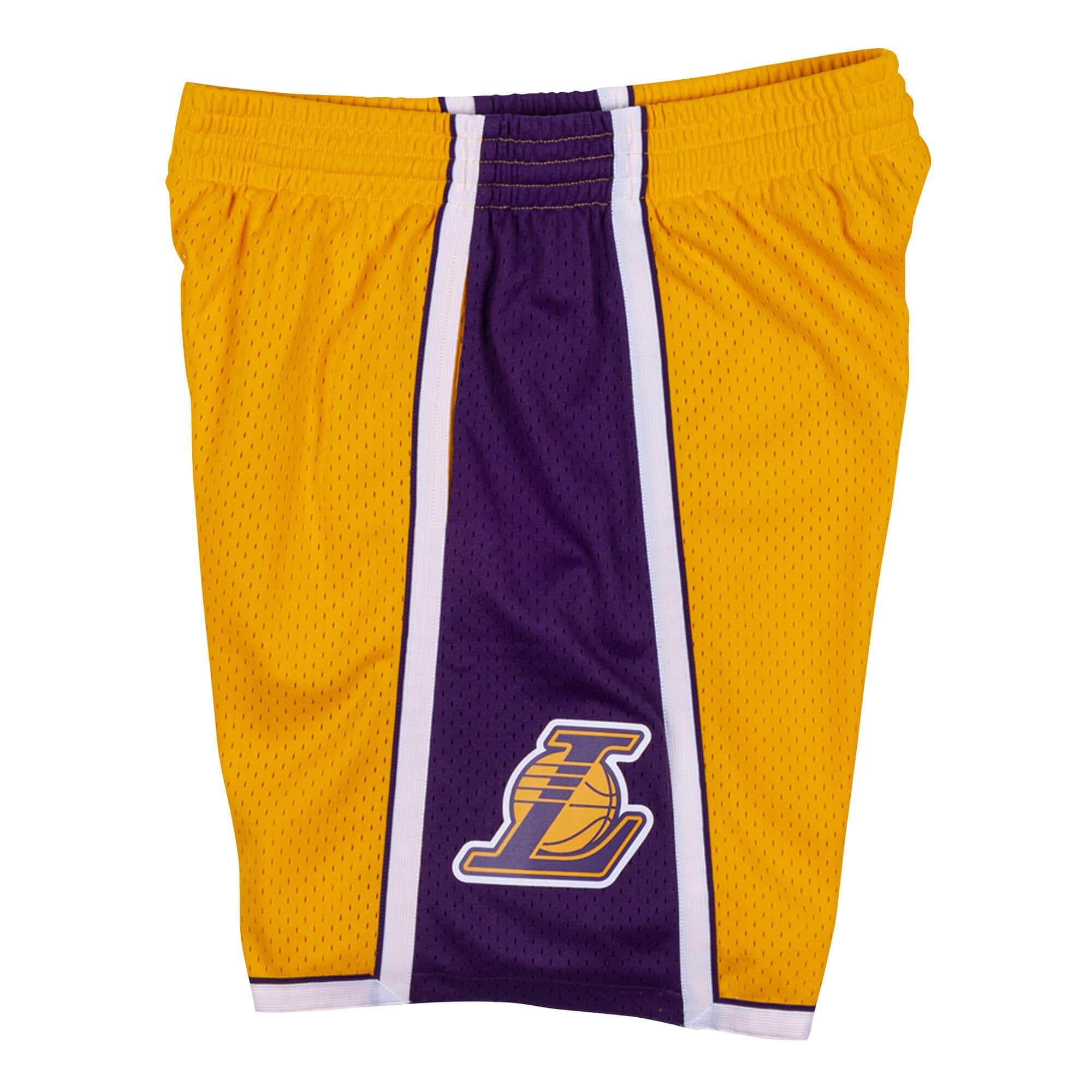 LOS ANGELES LAKERS SMSHCP19075 LIGHT GOLD PURPLE MITCHELL&NESS 