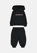 Tuta MJ Baseline Fleece nera da neonato