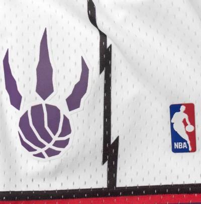 TORONTO RAPTORS SMSHCP18154 WHITE MITCHELL&NESS 