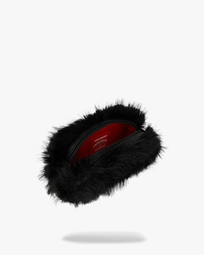 Fur Cray Black Pouch 910B8211 NSZ SPRAYGROUND 