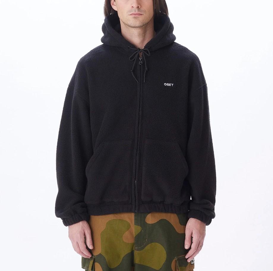 Gaze II Hooded Jacket 121800542 BLK OBEY 