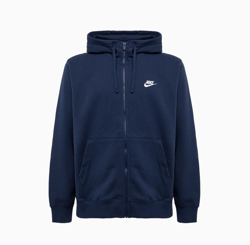 Nsw club hoodie fz bb BV2645 410 NIKE 