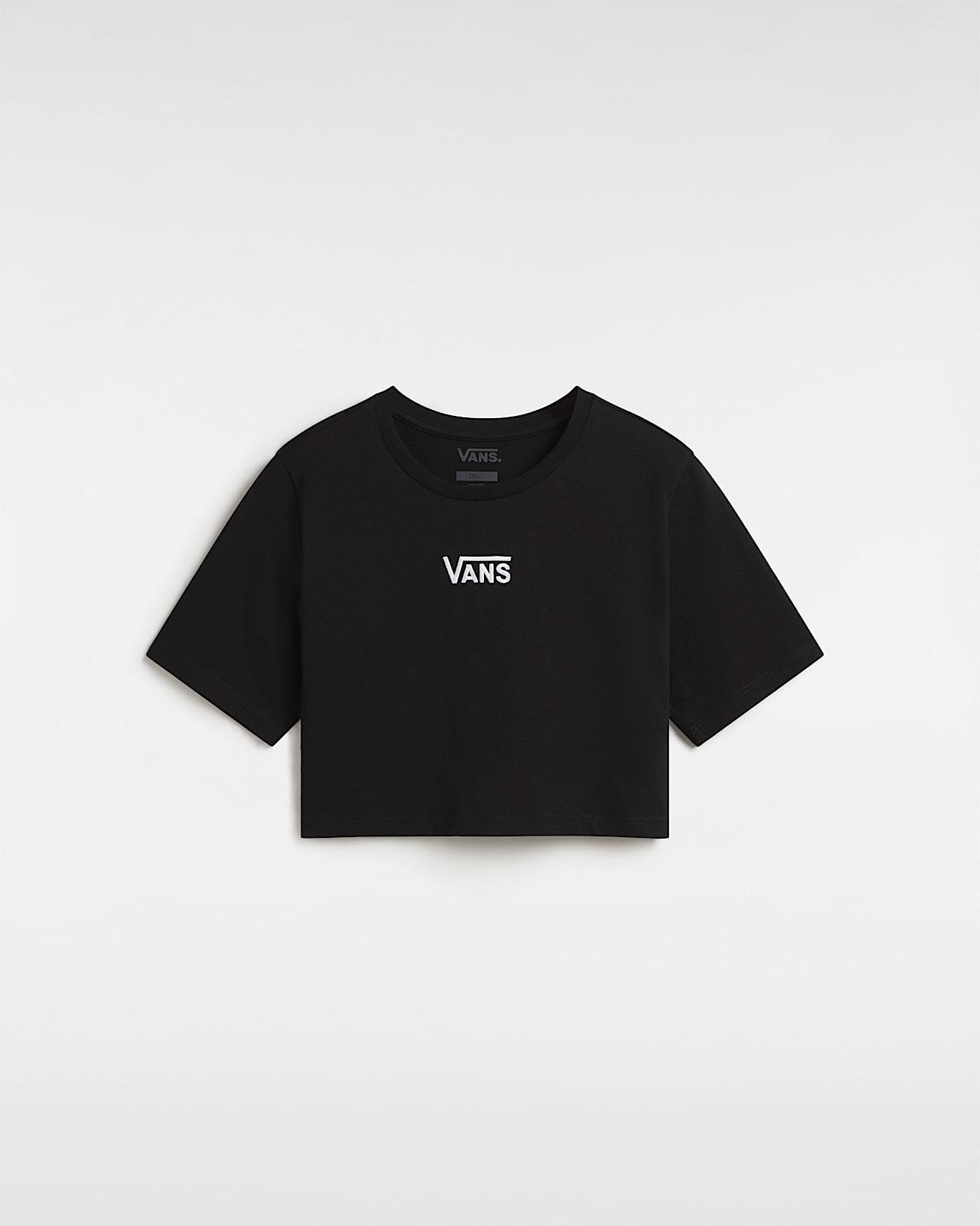 Flying V Crew Crop VN000GFF BLK1 VANS 