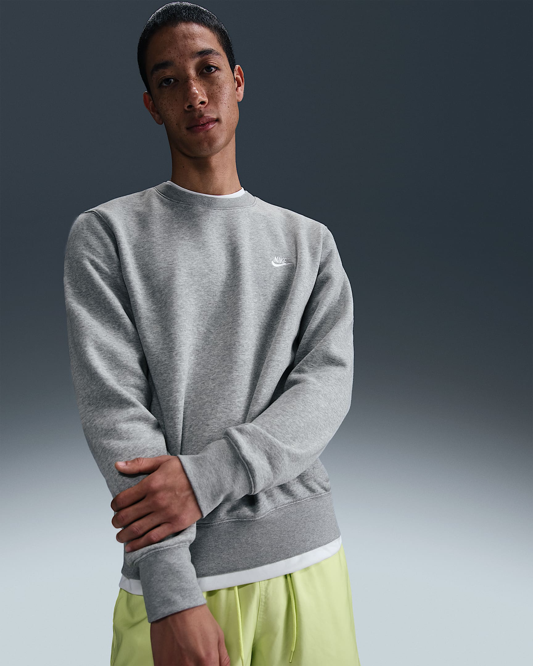 Club Maglia a girocollo in fleece FN3886 063 NIKE 