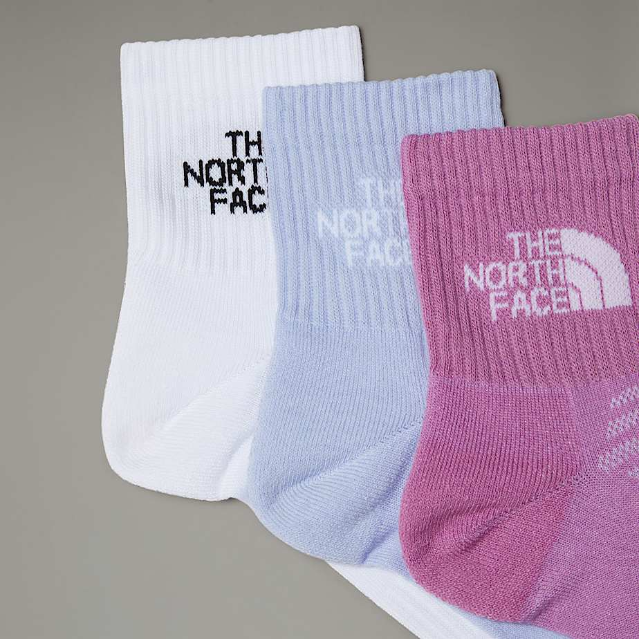 Multi Sport Cush Quarter Sock 3P NF0A882G A4L1 THE NORTH FACE 