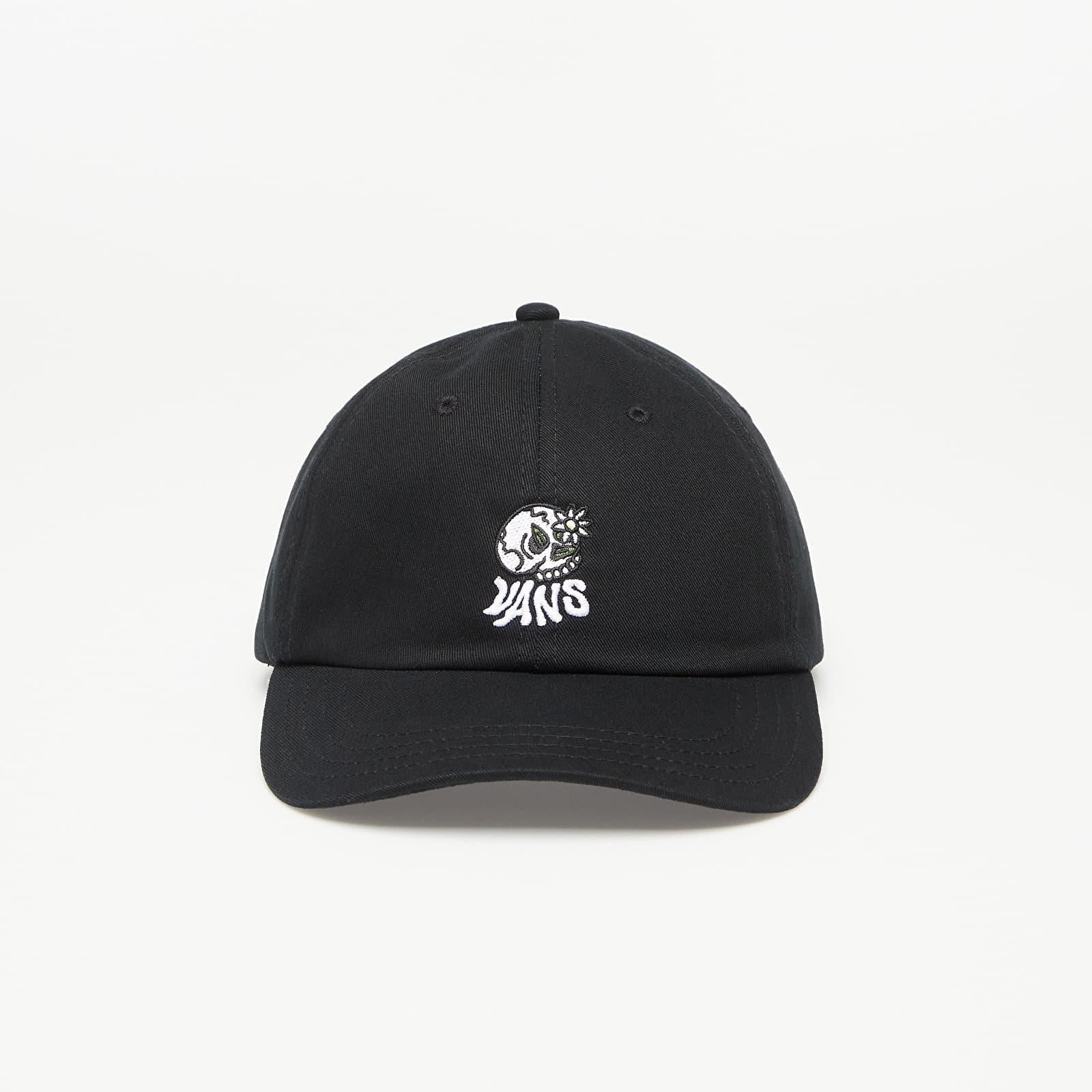 Skull Daze Curved Bill Jockey Hat VN0A7SB5BLK UNI VANS 