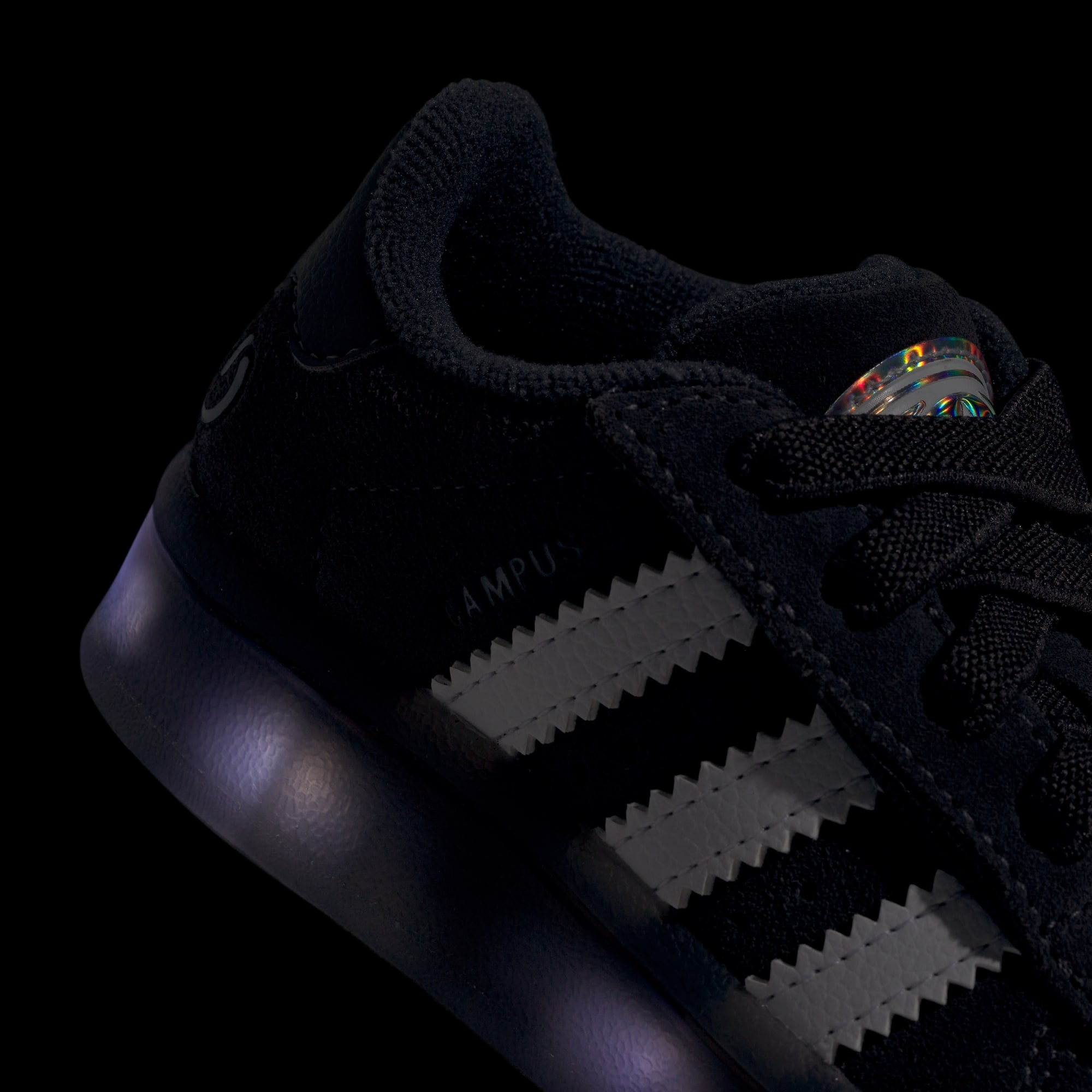 Scarpe bambino Campus 00s con Luci a led Comode Chiusura con lacci elastici JS1284 UNI ADIDAS 