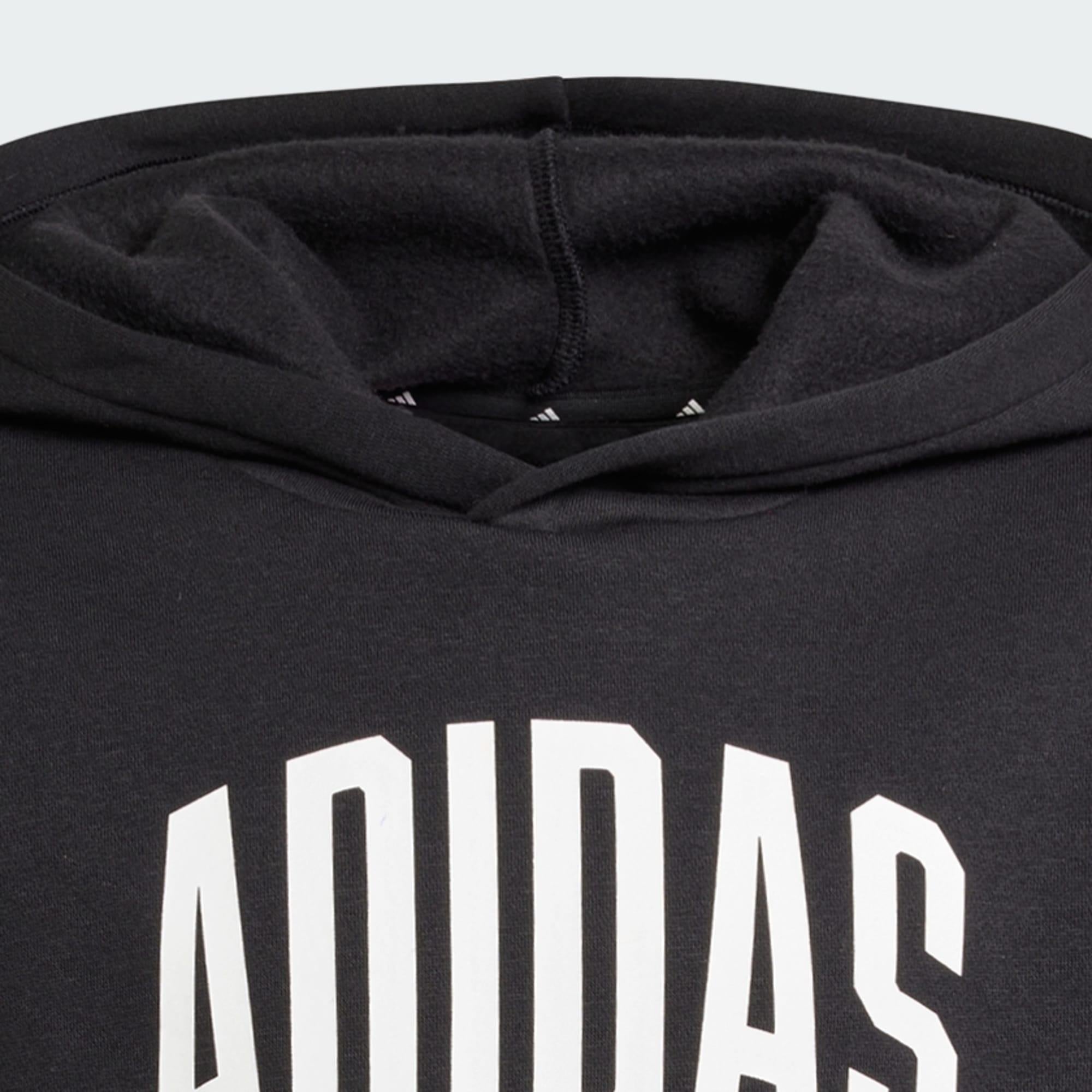 Seasonals Essentials Collegiate Typography Hoodie Kids JM1536 UNI ADIDAS 