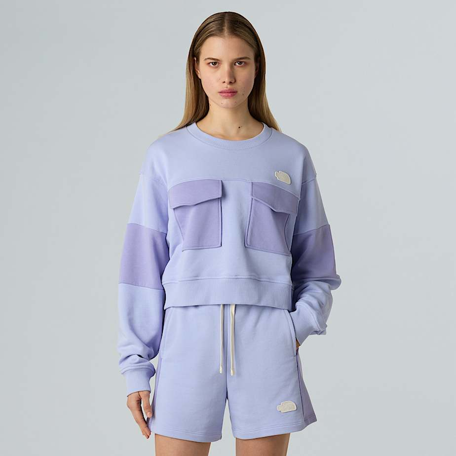 Terry Oversized Cropped Crew NF0A8C2C 0VL1 THE NORTH FACE 