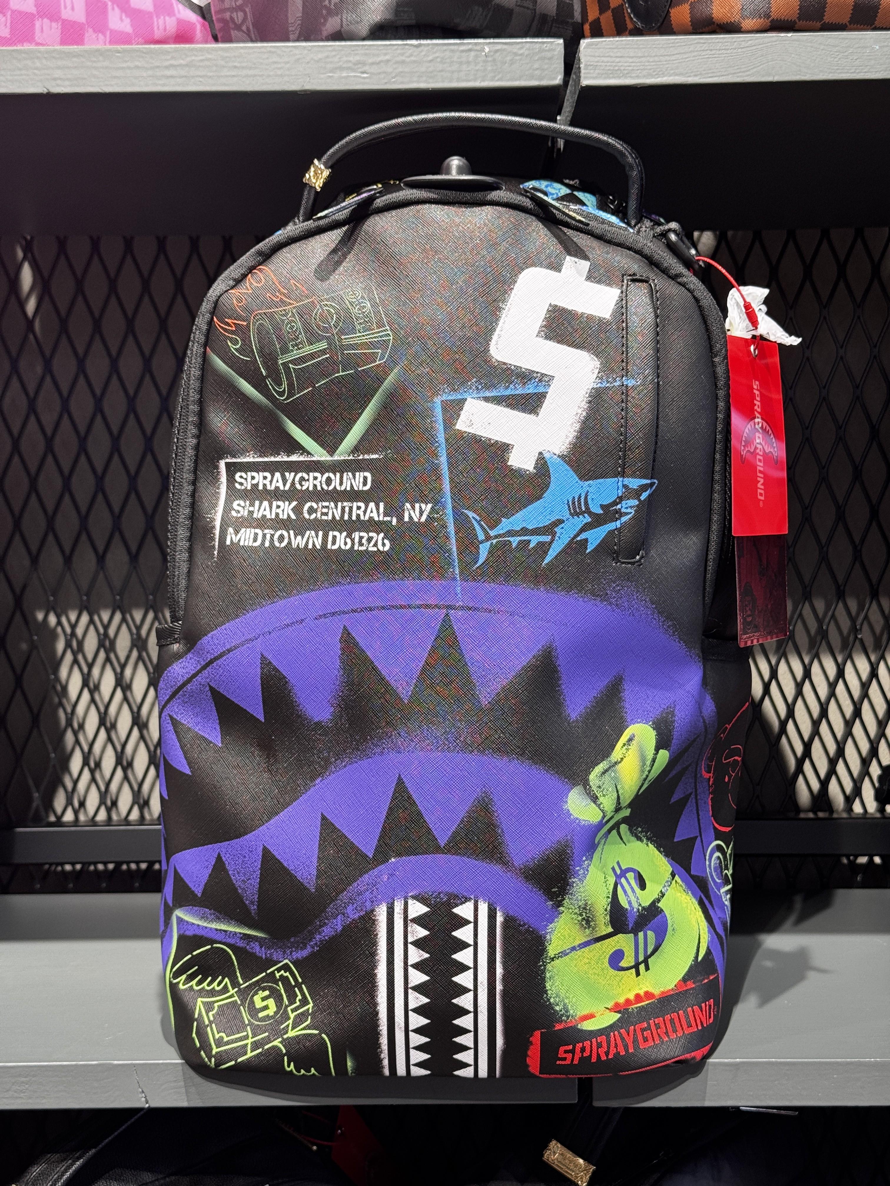 Shark central Stencils 910B7620 NSZ SPRAYGROUND 