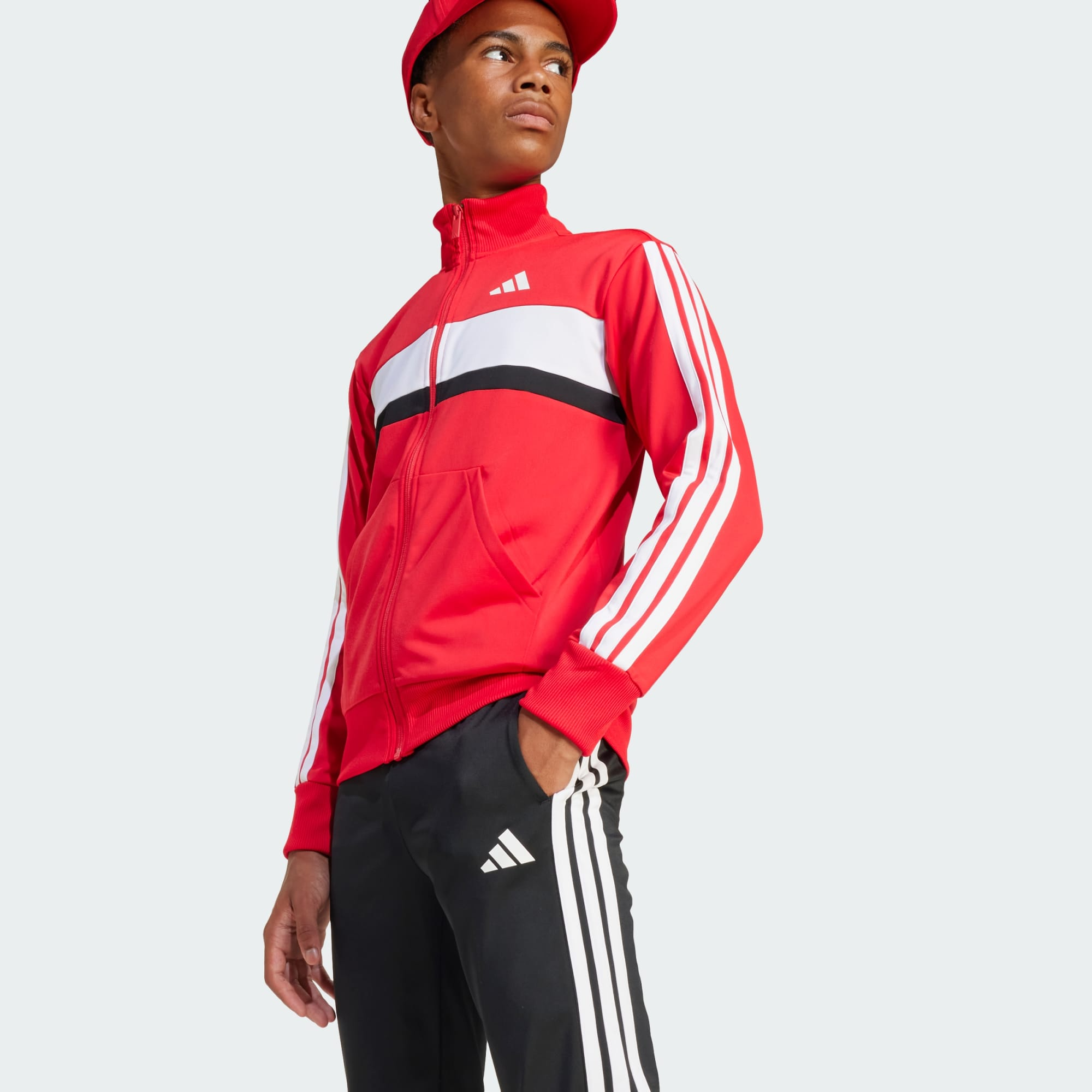 Tuta Seasonal Essentials Tiberio 3-Stripes Tricot Junior JI6214 UNI ADIDAS 