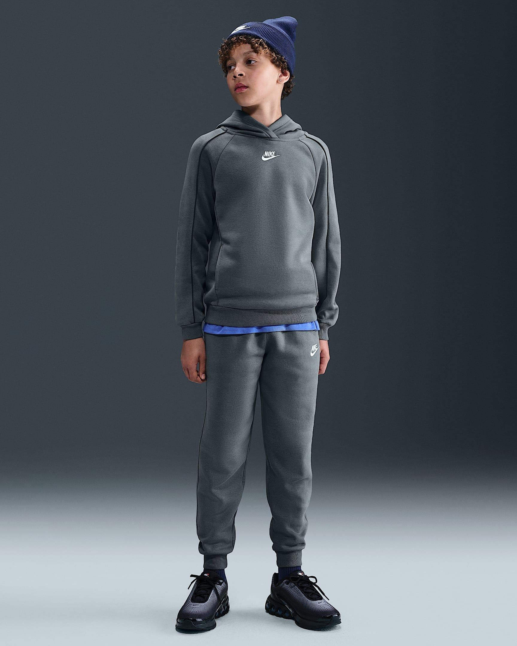 Sportswear Club Fleece<BR/>Tuta con cappuccio HQ9318 084 NIKE 