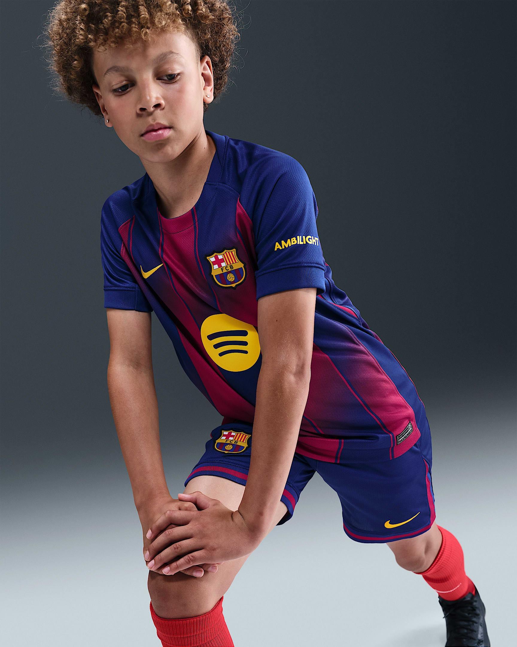 FC Barcelona 2025/26 Stadium  Home<BR/>Maglia da calcio replica Nike Dri-FIT HJ5287 456 NIKE 