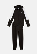 ESS BLOCK Hooded Full-Zip Sweat Suit FL B