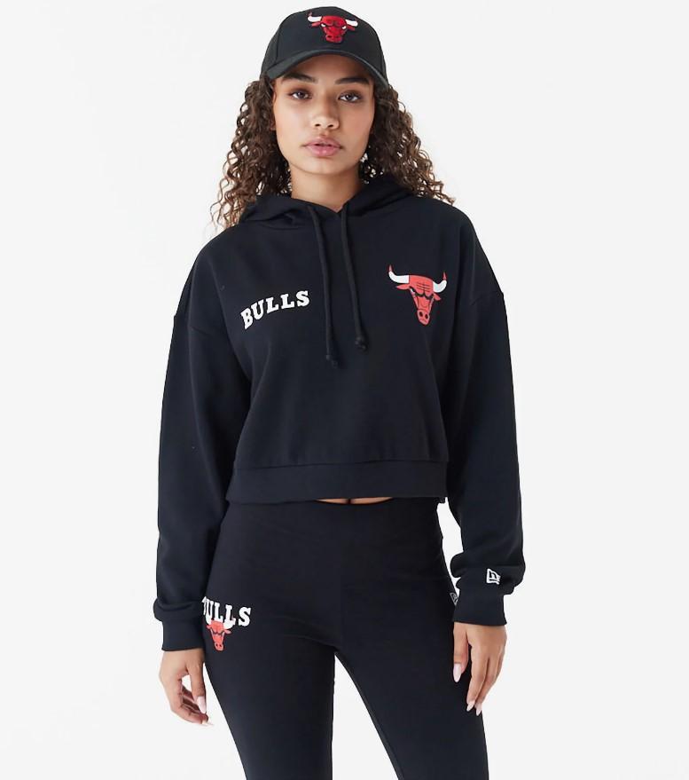 CROP HOODY 60435340 BLKFDR NEW ERA 