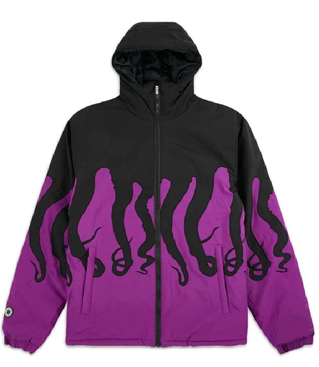 Layer Puff 22WOJH01 PURPLE OCTOPUS 