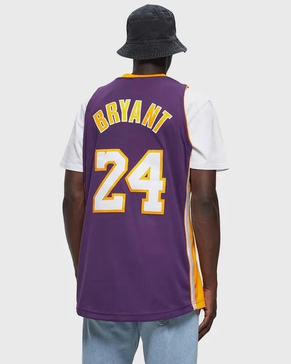 Autentic Jersey Los Angeles Laker Kobe Bryant Hof 1996/2016 AJY4EL18017 LALPURP08KBR MITCHELL&NESS 